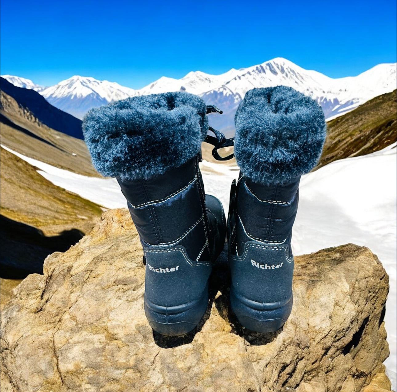 Richter Kinder Lofoten Winter Boots in Blau Herstellernummer: 159-196-035. ( Letzte Stück )