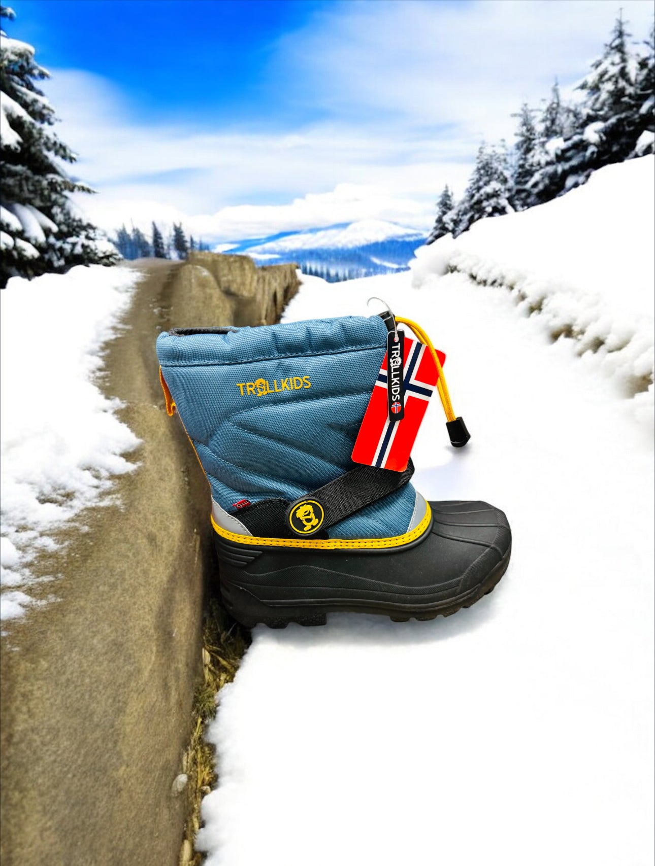 TROLLKIDS Telemark Winter Boots PRO für Kinder Herstellernummer : 677-196-038 ( Letzte Stück)