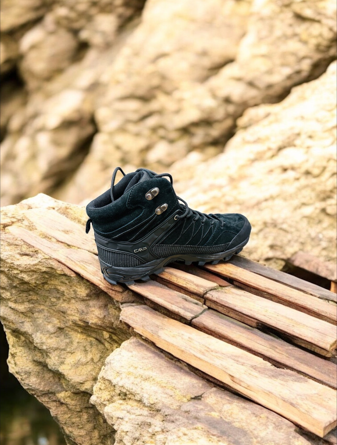 CMP HERREN RIGEL MID TREKKING SHUHE WP in Schwarz HERSTELLERNUMMER: 3Q12947 ( Letzte Stück )