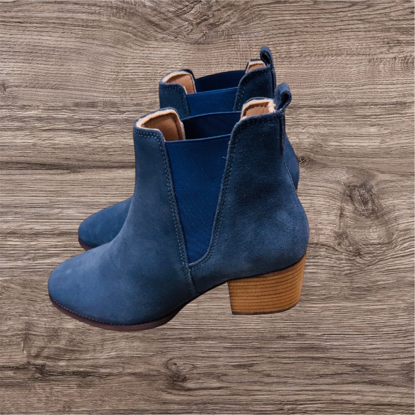 G. Quarenghi Damen Leder Ankle Boots  Blau Herstellernummer : NG_GQUAR-colbl( Letze Stück )