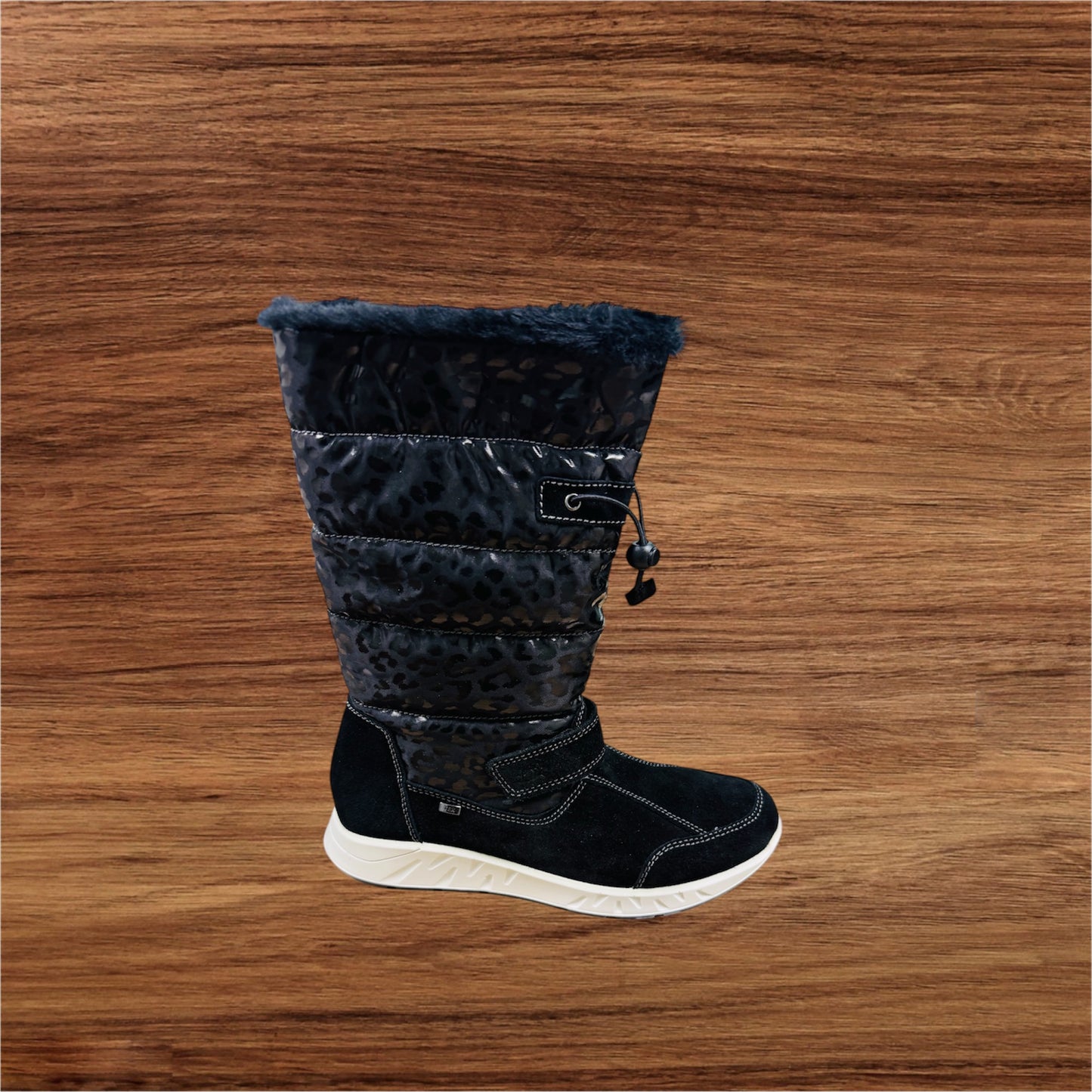 Lurich Damen Leder-Winterstiefel in Schwarz Herstellernummer : 33-30752-81( Letzte Stück )