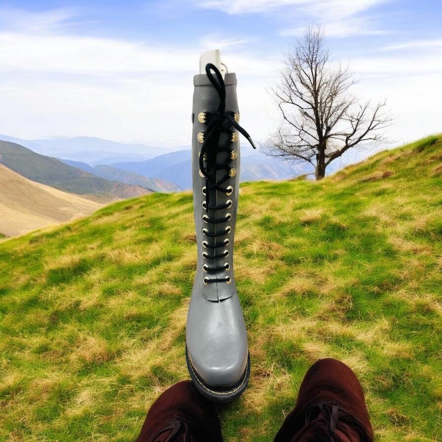 Ilse Jacobsen RUB 1 Damenstiefel in Grau und ( Letzte Stück )