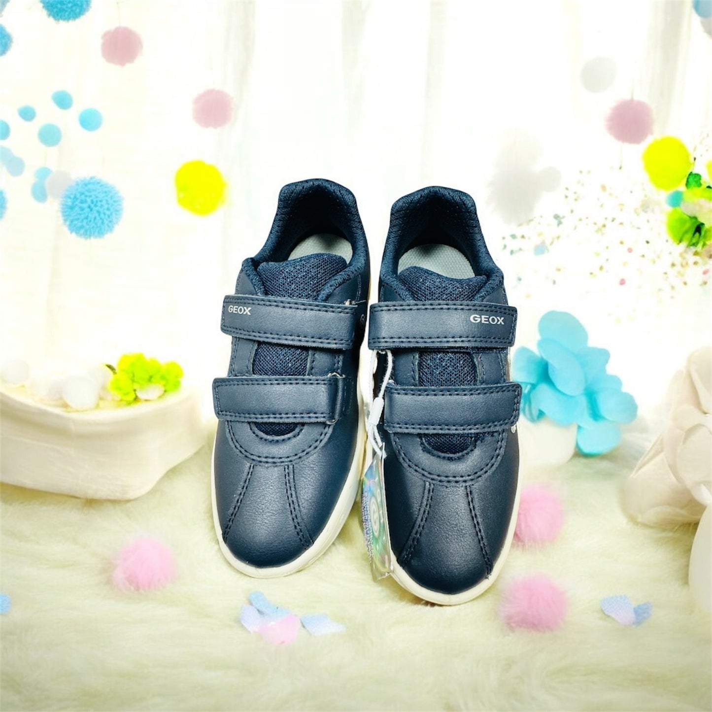 Geox Skyline Mädchen Kinder Sneaker in Navy/Rosa Herstellernummer: J458WA OOOBC NAVY/PINK geox use only 1351 4488 C0694 ( Letzte Stück )