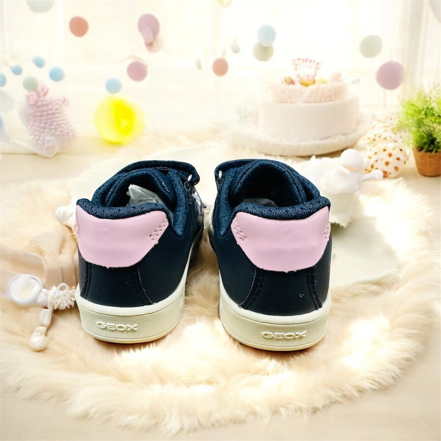 Geox Skyline Mädchen Kinder Sneaker in Navy/Rosa Herstellernummer: J458WA OOOBC NAVY/PINK geox use only 1351 4488 C0694 ( Letzte Stück )