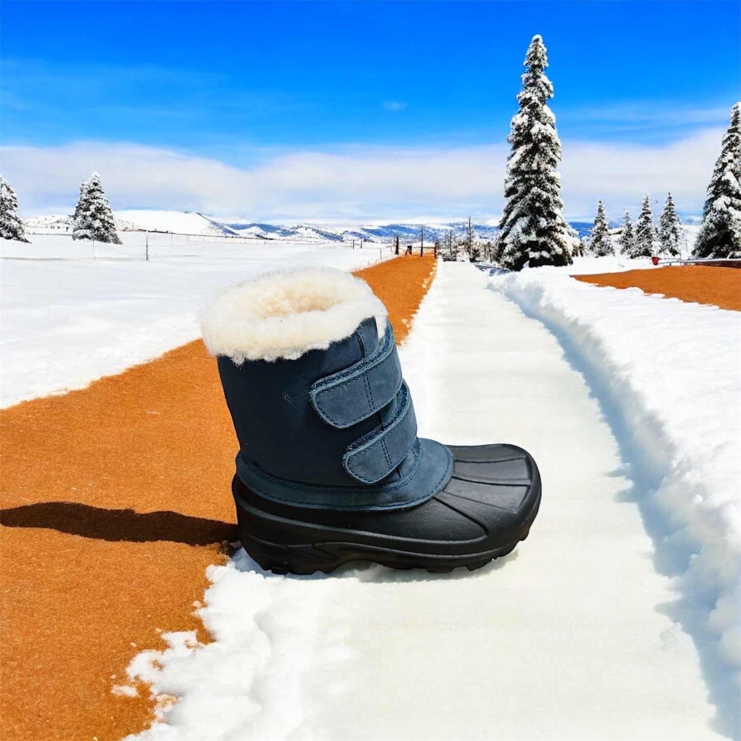 Wheat Thy Thermo Pac Winter Stiefel für Kinder in Navy Herstellernummer : WF358i ( Letzte Stück )