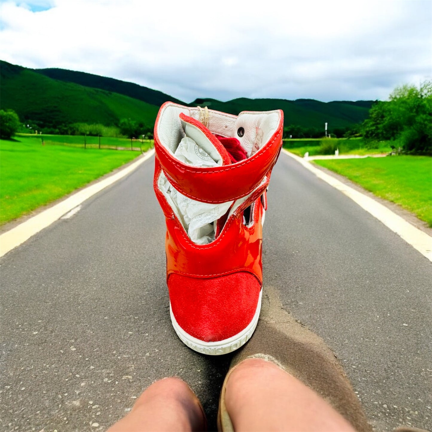 Birkenstock Thessaloniki Damen Sneaker in Rot Herstellernummer : 1004558 ( Letzte Stück )