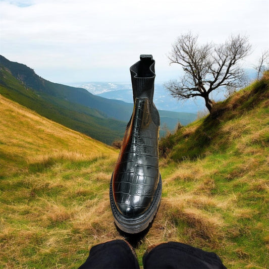 NoGRZ Leder Chelsea Damen Boots M.Colter in Schwarz Herstellernummer: NG_COLTL colblck/Black/39 ( Letzte Stück )