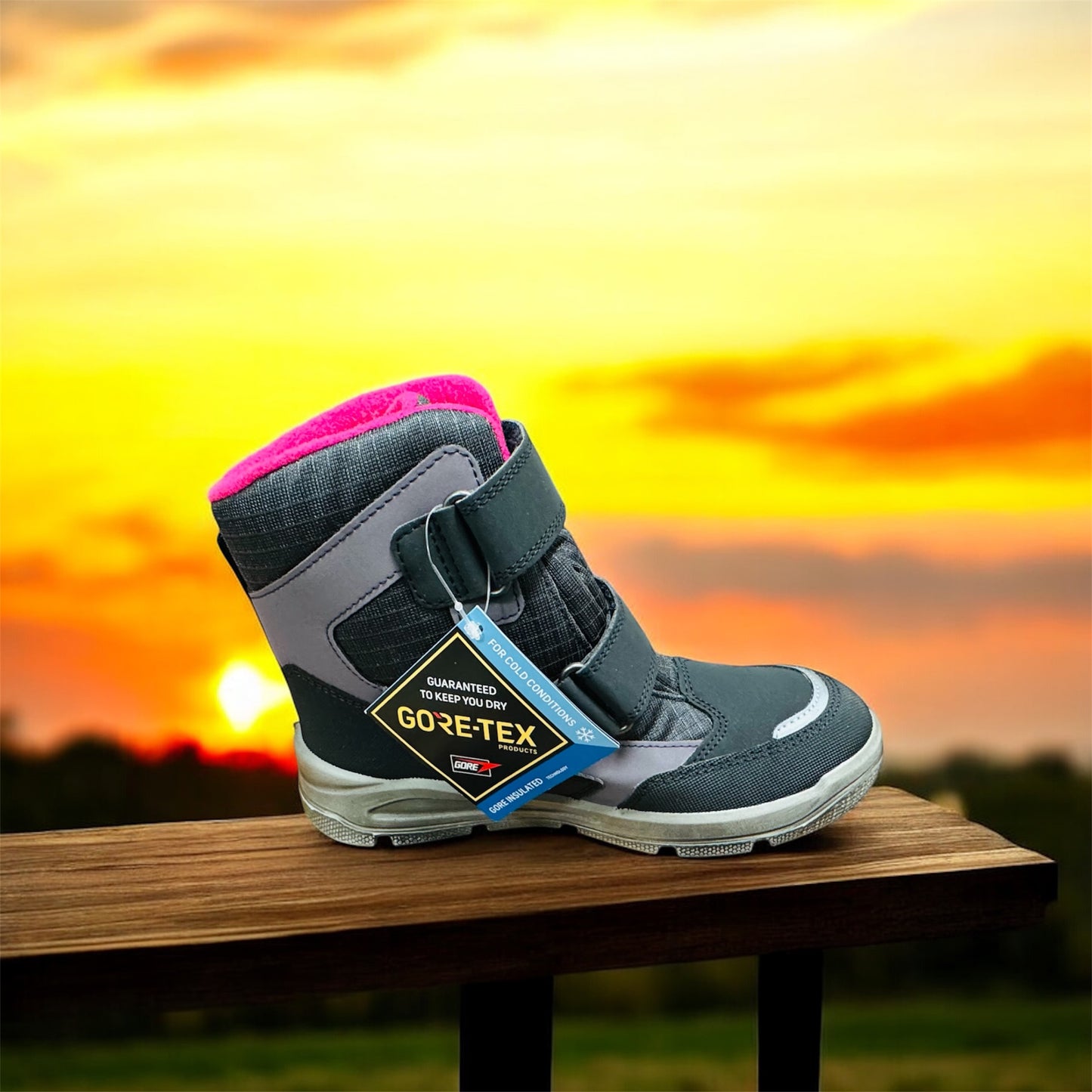 Superfit Mars Weite M 4 Kinder Stiefel in Grau/Lila Herstellernummer : 1-009086-2020 ( Letzte Stück )