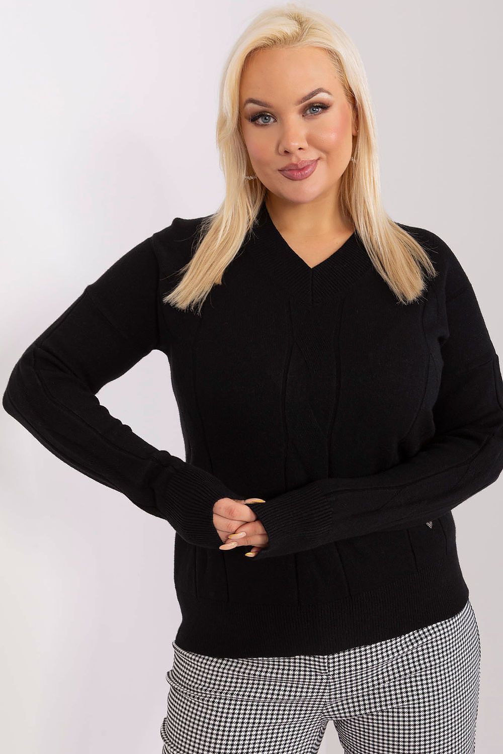  Pullover plus size model 190057 Factory Price 