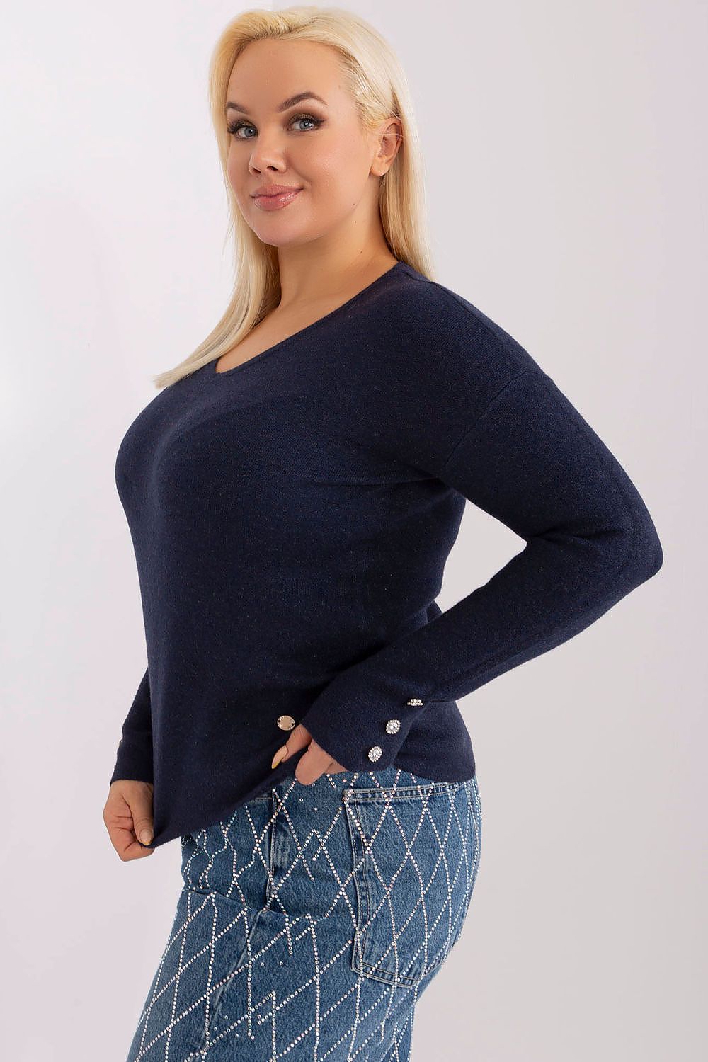  Pullover plus size model 190088 Factory Price 