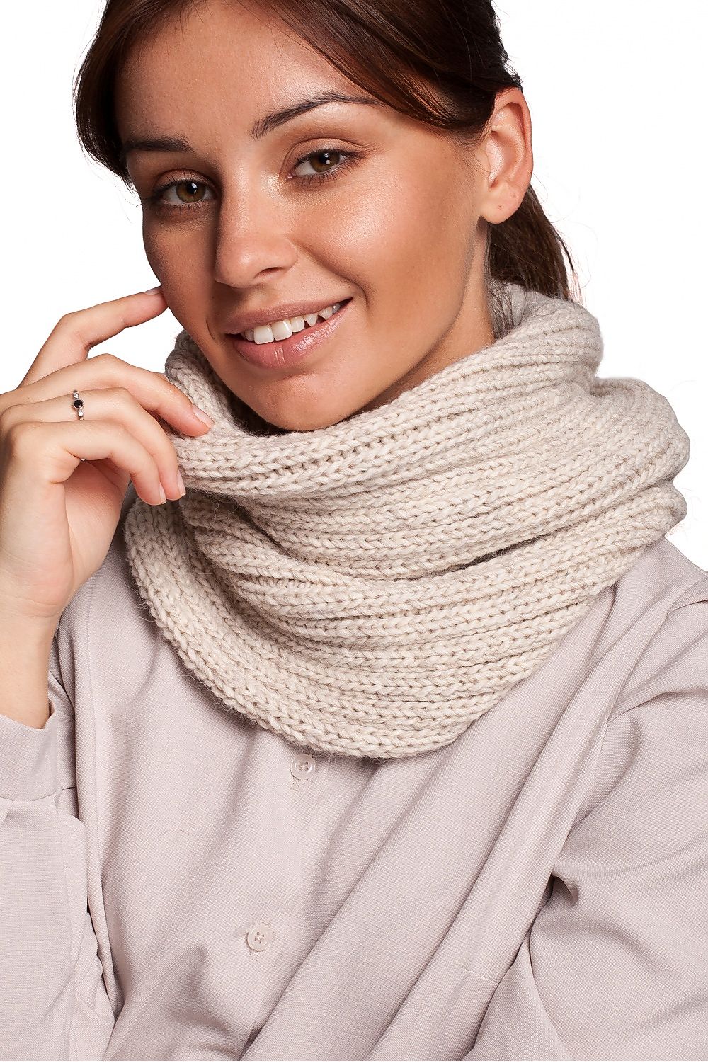  Schlauchschal model 148895 BE Knit 